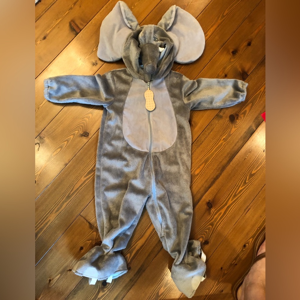 Elephant Costume Halloween Dress-up Size 12-24 months